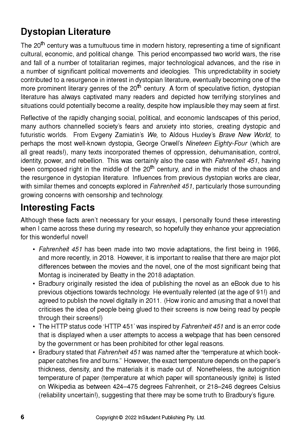 Text Guide: Fahrenheit 451 by Ray Bradbury - Image 10