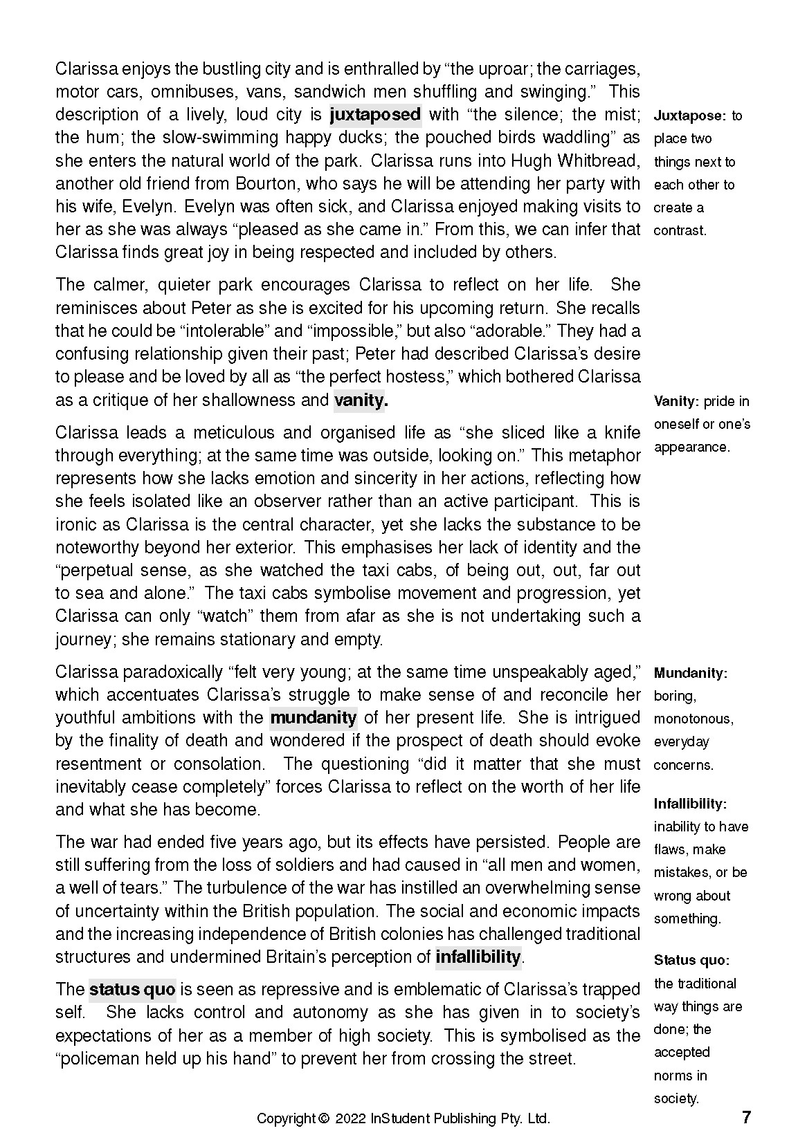 Text Guide: Mrs Dalloway by Virginia Woolf - Image 11