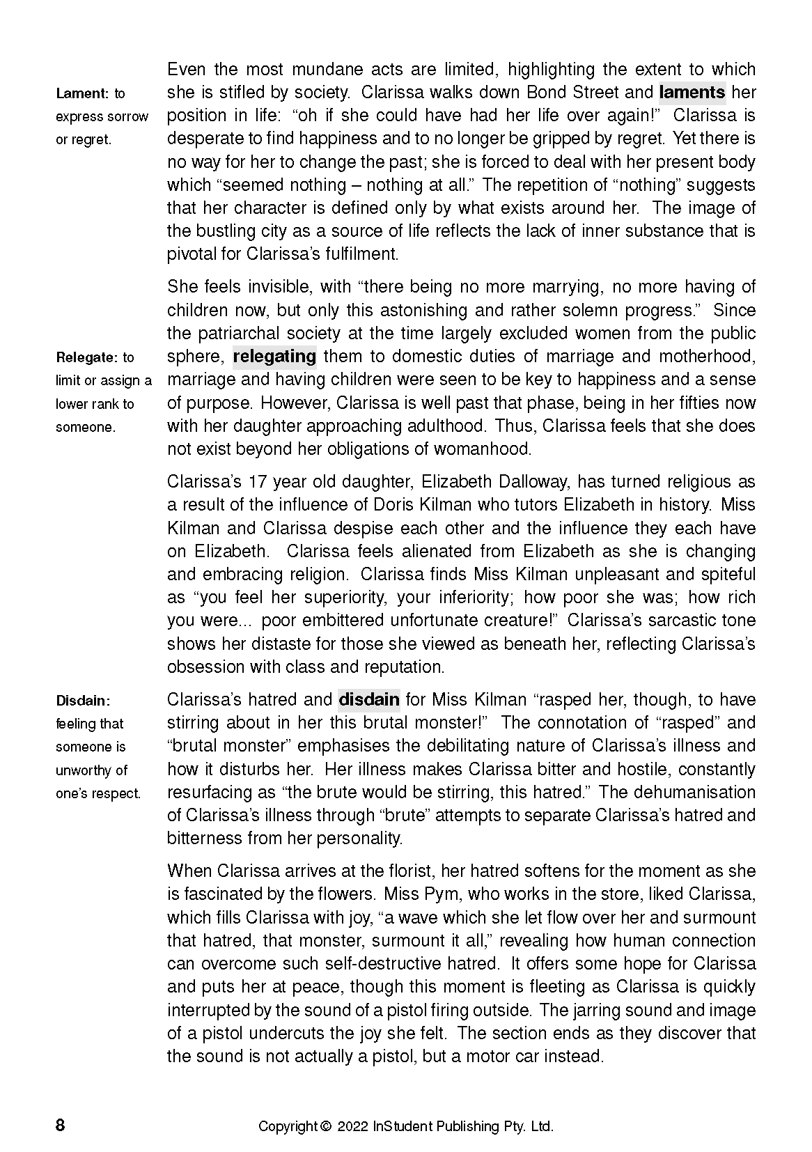 Text Guide: Mrs Dalloway by Virginia Woolf - Image 12