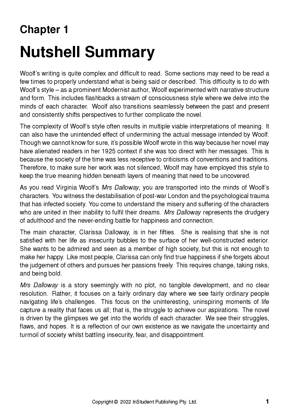 Text Guide: Mrs Dalloway by Virginia Woolf - Image 5