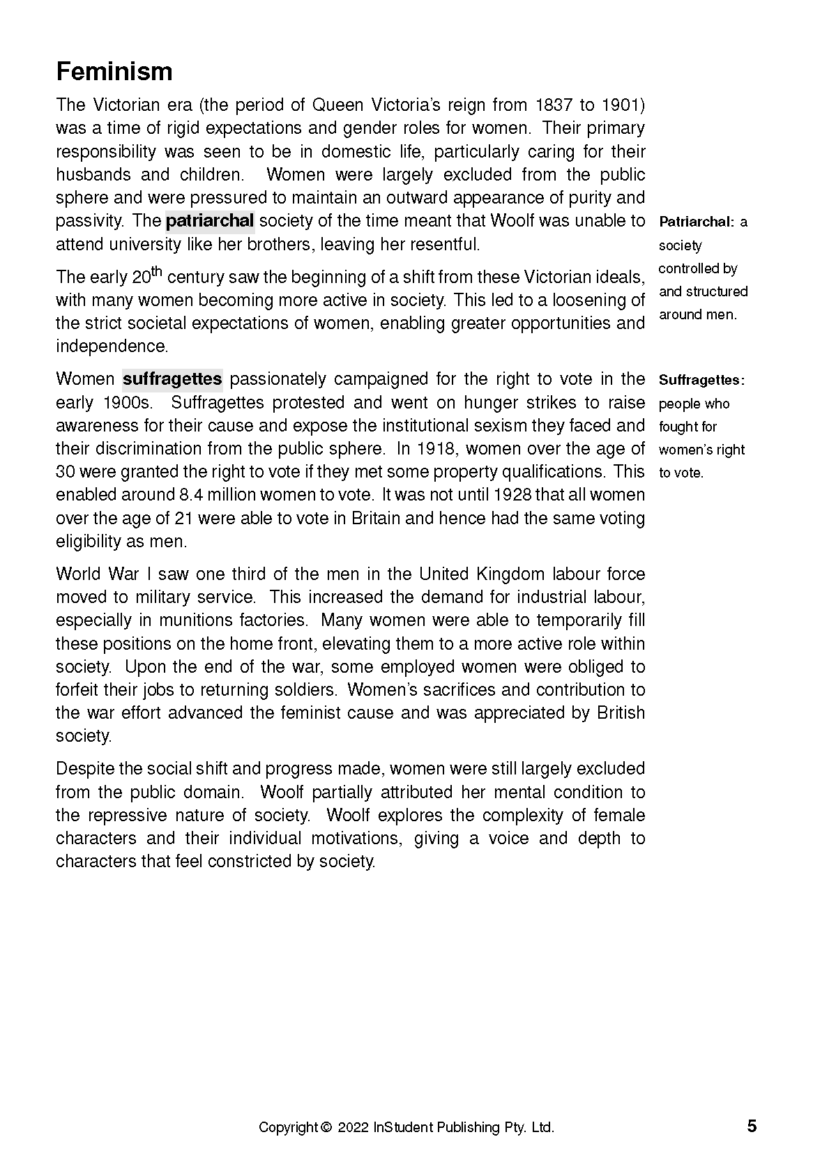 Text Guide: Mrs Dalloway by Virginia Woolf - Image 9