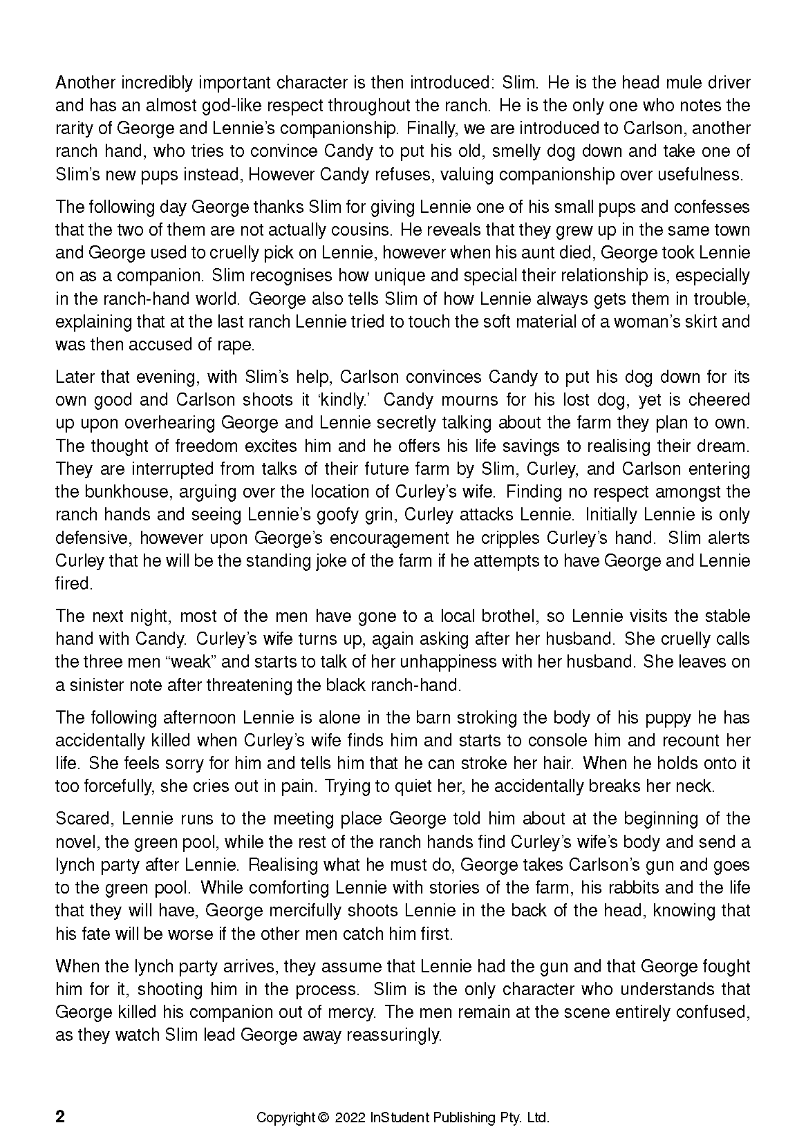 Text Guide: Of Mice and Men by John Steinbeck - Image 6