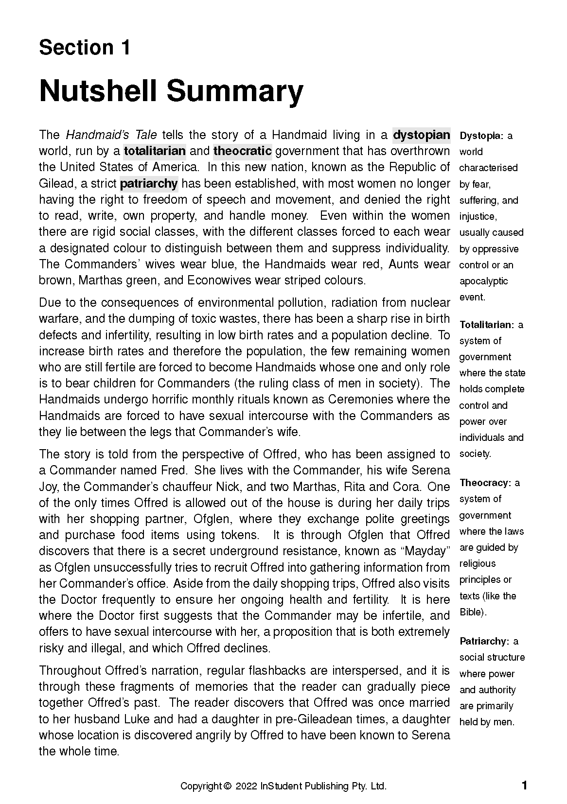 Text Guide: The Handmaid's Tale by Margaret Atwood - Image 6