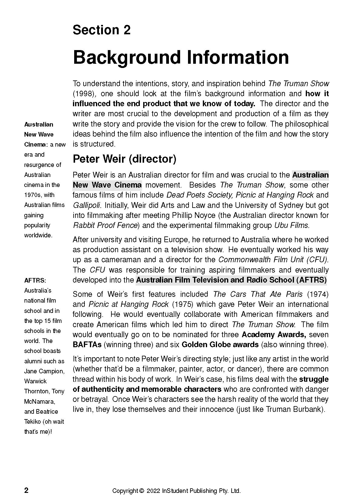 Text Guide: The Truman Show by Peter Weir - Image 6