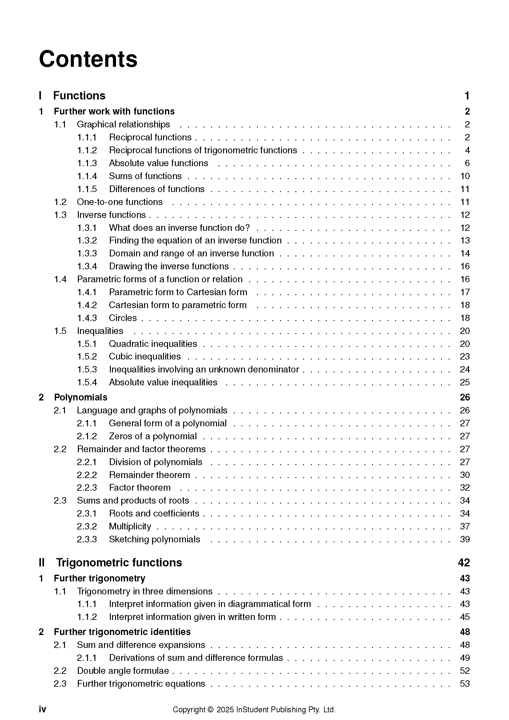 ATAR Notes HSC Year 11 Mathematics Extension 1 Complete Course Notes (2026-2028) - Image 3